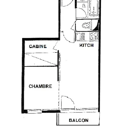 Classique 4 Personnes, Balcon, Aux Menuires - Fr-1-452-259 아파트