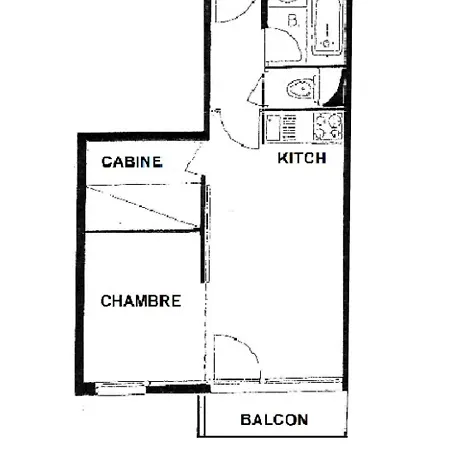 Apartment Classique 4 Personnes, Balcon, Aux Menuires - Fr-1-452-259 *